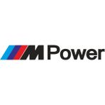 Sticker Master Bmw M Power Sticker Oto Motor Etiket Siyah 25 cm - 15 Cm