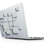 Sticker Masters 3D Gray Laptop Duvar Stickerı
