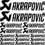 Sticker Masters Akrapovic Sponsor 2 Set Sticker