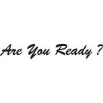 Sticker Masters Are You Ready Sticker