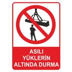 Sticker Masters Asılı Yüklerin Altında Durma Sticker