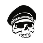 Sticker Masters Captain Front Skull Sticker