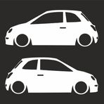 Sticker Masters Fiat 500 Basık Araç Sticker
