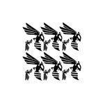 Sticker Masters Frelon Hornet Eşek Arısı Sponsor Set Sticker