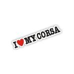 Sticker Masters I Love My Corsa Sticker