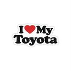 Sticker Masters I Love My Toyota Sticker