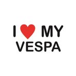 Sticker Masters I Love My Vespa Sticker