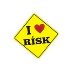 Sticker Masters I Love Risk Sticker
