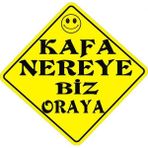 Sticker Masters Kafa Nereye Biz Oraya Oto Sticker