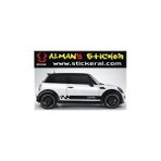 Sticker Masters Mini Cooper S Yan Şerit Sticker