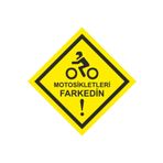 Sticker Masters Motosikletlileri Farkedin Sticker