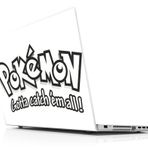 Sticker Masters Pokemon Go Catch Em All Black Laptop Duvar Stickerı
