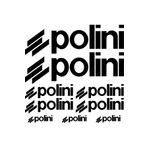 Sticker Masters Polini Sponsor 2 Siyah Sticker Set