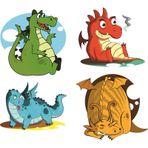 Sticker Masters Sevimli Canavarlar Duvar Çocuk Odası Sticker