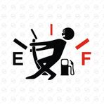 Sticker Masters Siyah Yakıt Göstergesi Depo Kapağı Sticker