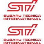 Sticker Masters Subaru Sti Sticker Set