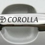 Sticker Masters Toyota Corolla Kapı Kolu Jant Sticker