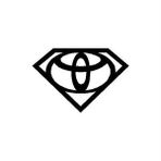 Sticker Masters Toyota Süpermen Logo Sticker