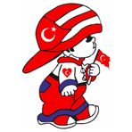 Sticker Masters Türk Bayraklı Çocuk Sticker