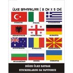 Sticker Masters Ülke Bayrakları Sticker Seti
