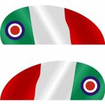 Sticker Masters Vespa İtalyan Bayrağı Sticker
