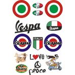 Sticker Masters Vespa Sticker Seti