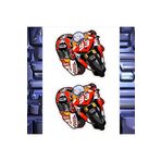 sticker Motosiklet Kask Araç Arka Cam Laptop Telefon Honda Repsol Motorcycle Çıkartma