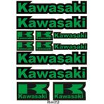 Sticker Seti Sponsor Kawasaki Tasarımlı Grenaj Kaplama 01 Nötr