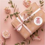 Sticker Teşekkürler Etiketi Dikkatli Taşıyınız Kargo Ambalaj Etiketi - 3X3CM 96 Adet
