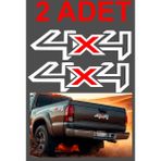 Sticker Usta 2 Adet 4x4 Off Road Pickup Arazi Aracı Offroad Adventure Oto Motosiklet Sticker 00749 - Beyaz - 50x15 Cm