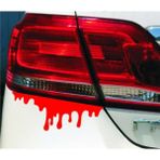 Sticker Usta 2 Adet Kan Damlası Far Sticker, Araba Sticker, Oto Sticker S43 - 30x10 Cm - Kırmızı