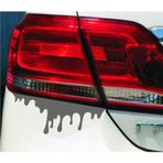 Sticker Usta 2 Adet Kan Damlası Far Sticker, S43 Gri 15x5 Cm 45 x 15 cm stickerusta9b180e70-51b-45x15