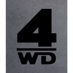 Sticker Usta 4WD - 4x4 Offroad - 02173 Siyah 15x11 Cm 100 x 73 cmDizayna790693b-ec5-100x73