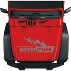 Sticker Usta Adventure Off Road Kamp 4x4 Sticker Araba Oto Motosiklet Karavan Etiket 02113 Gri 50x20 Cm