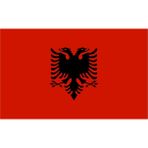 Sticker Usta Arnavutluk Bayrağı Arnavut Sticker 00712 Siyah - Kırmızı 13 x 7,5 cm