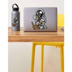 Sticker Usta Astronot Uzay Nasa Pizza Araba Oto Motosiklet Sticker 00090 - 30x22 Cm - Renkli