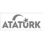Sticker Usta Atatürk Ay Yıldız Türk Bayrağı Sticker 00884 Gri 45 x 16 cm