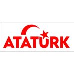Sticker Usta Atatürk Ay Yıldız Türk Bayrağı Sticker 00884 Kırmızı 45 x 16 cm