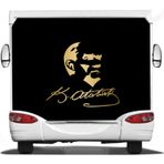Sticker Usta Atatürk Imza Sticker 00619 Altın 30x26 Cm 45 x 39 cm stickerusta5f24f683-171-45x39
