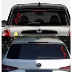Sticker Usta Atatürk Mustafa Kemal Gökbörü Büyüktürk Silüet Araba Oto Motosiklet Karavan Sticker 00137 - 25x19 Cm - Kırmızı