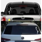 Sticker Usta Atatürk Mustafa Kemal Gökbörü Büyüktürk Silüet Araba Oto Motosiklet Karavan Sticker 00137 - 60x46 Cm - Beyaz