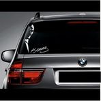 Sticker Usta Atatürk ve Imza Sticker Araba Oto Motosiklet Karavan Etiket 02134 - 50x40 Cm - Beyaz