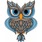 Sticker Usta Baykuş Sticker Araba Oto Motosiklet Karavan Sticker 00252 - 100x78 Cm - Renkli