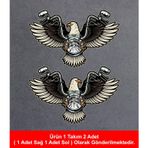 Sticker Usta Chopper Motosiklet Kartal Sticker Araba Oto Motosiklet Etiket 02141 - 40x25 Cm - Renkli