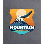 Sticker Usta Dağ Kartal Dağcı Tırmanış Offroad 4x4 Sticker Araba Oto Motosiklet Karavan Etiket 02142 - 10x10 Cm - Renkli