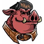Sticker Usta Domuz Rawk Araba Oto Motosiklet Karavan Sticker 00452 - 60x54 Cm - Renkli