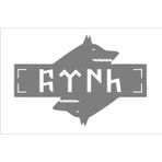 Sticker Usta Göktürk Göktürkçe Türk Yazı Kurt Sticker 00888 Gri 20 x 14 cm