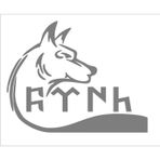 Sticker Usta Göktürkçe Türk Yazı ve Kurt Araba Sticker 00920 Gri 35 x 27,5 cm