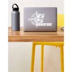 Sticker Usta Gs Adventure Araba Oto Motosiklet Sticker 00049 - 80x55 Cm - Beyaz