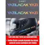 Sticker Usta Isim Soyisim 2 Adet Hologram Janjan Çok Renkli Kişiye Özel Isim Soyisim Ad Soyad Yazı Araba Oto Motosiklet Karavan Sticker 00122 - 25 Cm